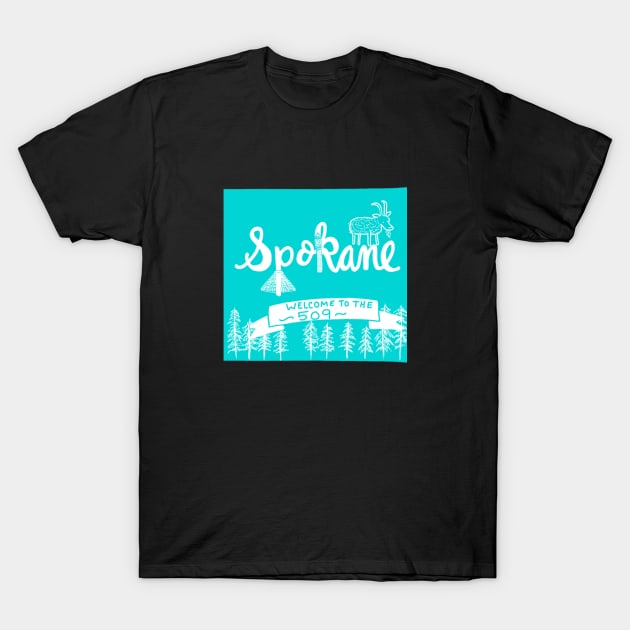 Spokane WA T-Shirt by mailshansen